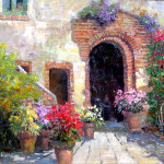 Художник-неоимпрессионист Кент Р. Уоллис (Kent R. Wallis)